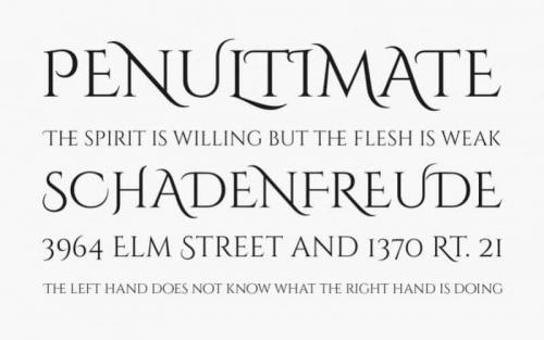 Cinzel Decorative Serif Font 1