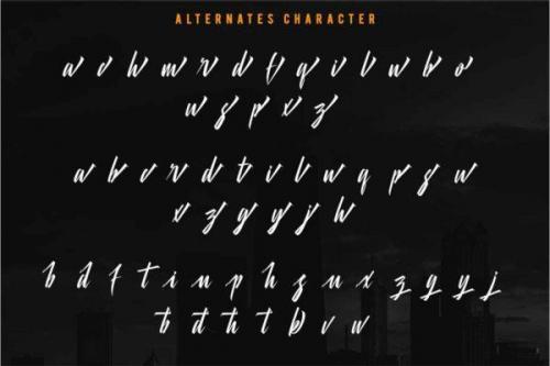 City Of Panonama Script Font 10