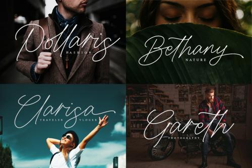 Claresta Handwritten Font 5