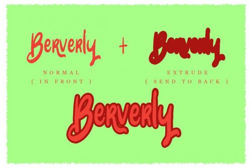 Clarra Layered Script Font 2