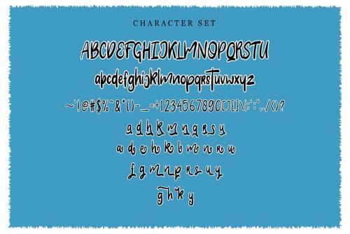 Clarra Layered Script Font 5