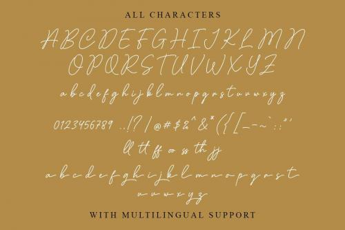 Claudiana Handwritten Font 3