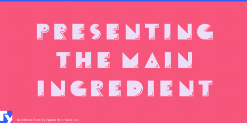 Crack Man Font Family 2
