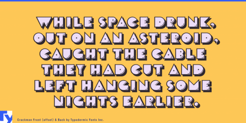 Crack Man Font Family 3