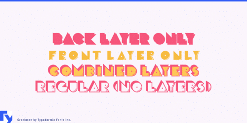 Crack Man Font Family 4