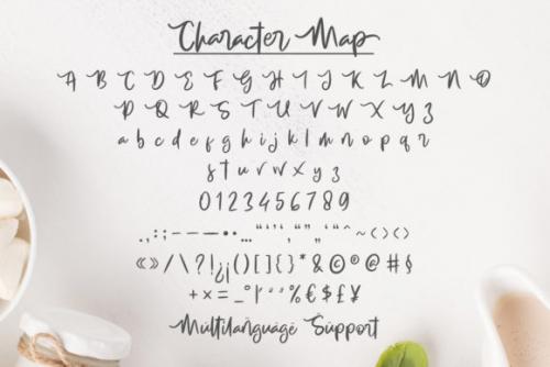 Creamy Buttermilk Font 7