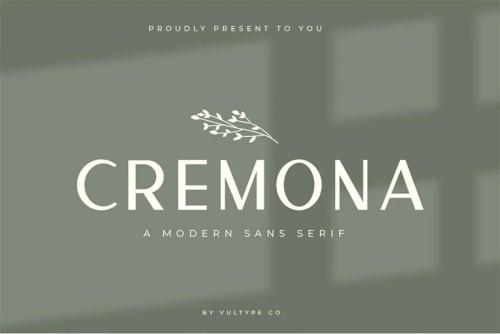 Cremona Sans Serif Font 1