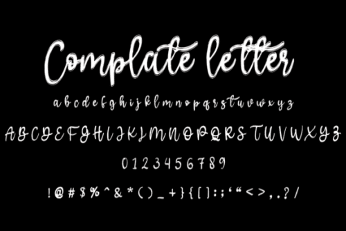 Crips love Script Font 4