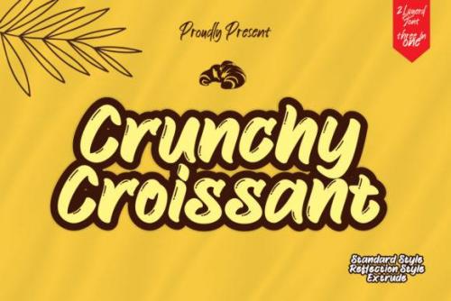 Crunchy Croissant Font 1