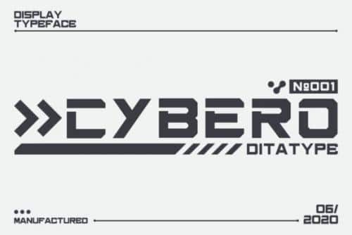Cybero Font 1