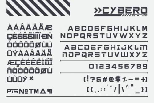 Cybero Font 10