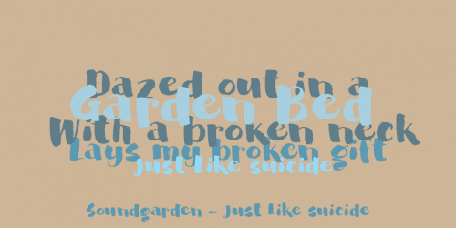 DK Garden Bed Font 1