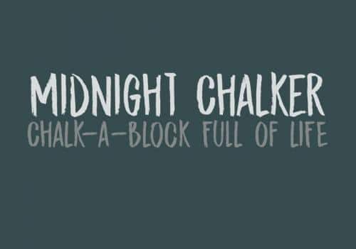 DK Midnight Chalker Font