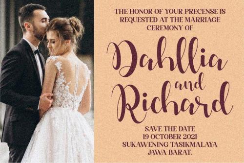 Dahllia Claire Calligraphy Font 11