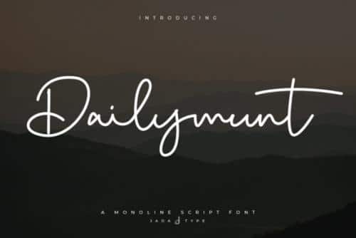 Dailymunt Handwritten Font 1
