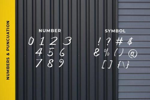 Dearth Dance Brush Font 6