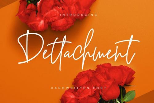 Dettachment Handwritten Font 1