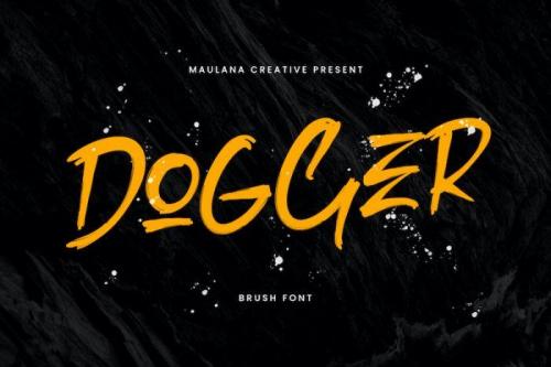 Dogger Brush Font 1