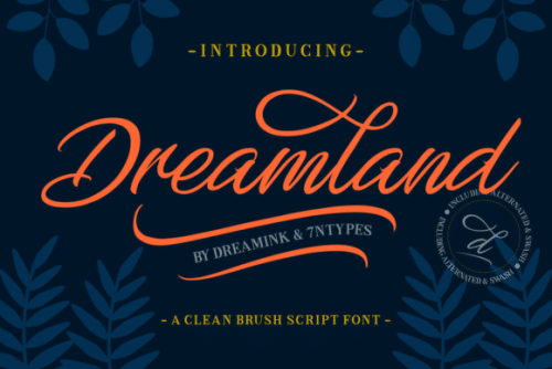 Dreamland Font 1