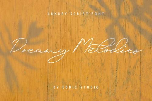Dreamy Melodies Font 1