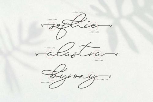 Dreamy Melodies Font 3