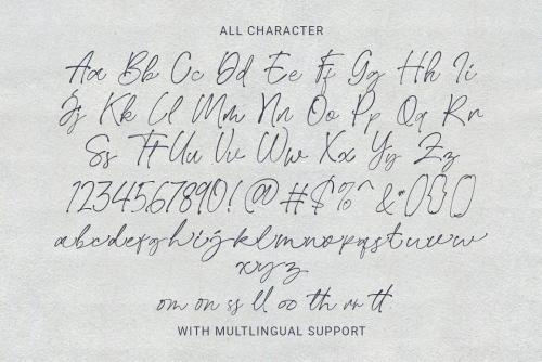 Easthallow Handwritten Font 9