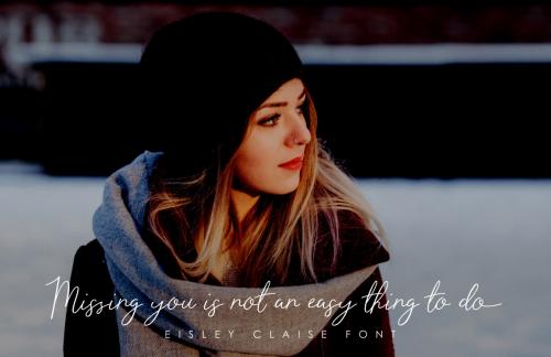 Eisley Claise Handwriting Font 2