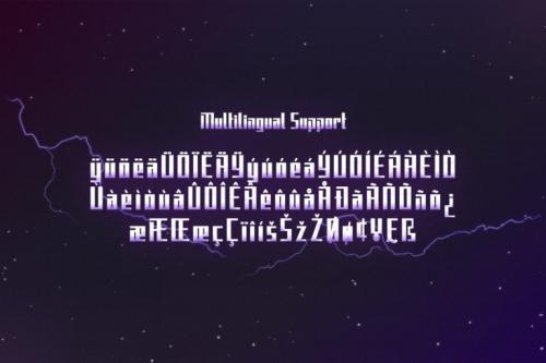 Elecstrom Display Font 3