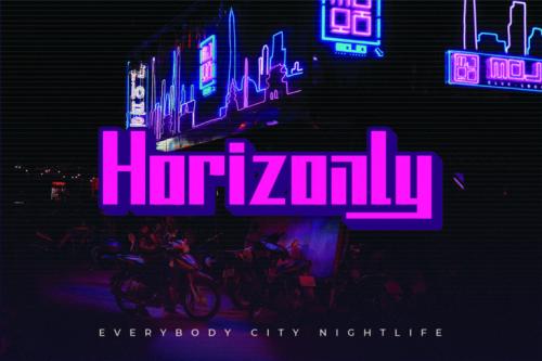 Elecstrom Display Font 8