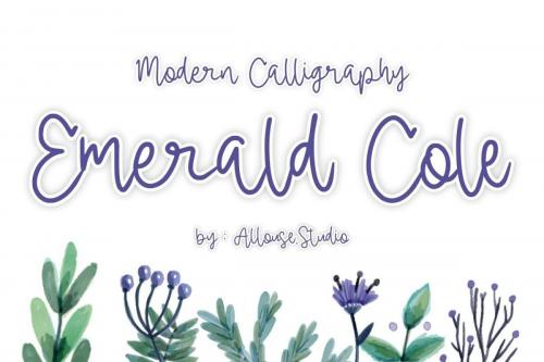 Emerald Cole Font 1