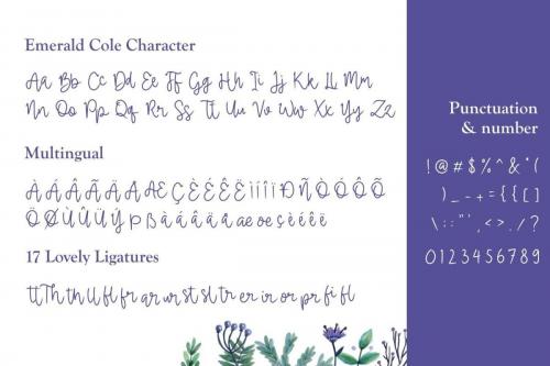 Emerald Cole Font 7