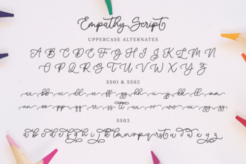 Empathy Handwritten Font 11