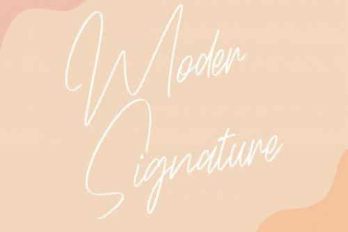 Etiquette Handwritten Font 5