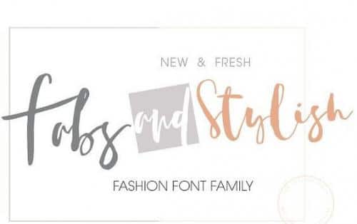 Fabsand Stylish Script Font 1