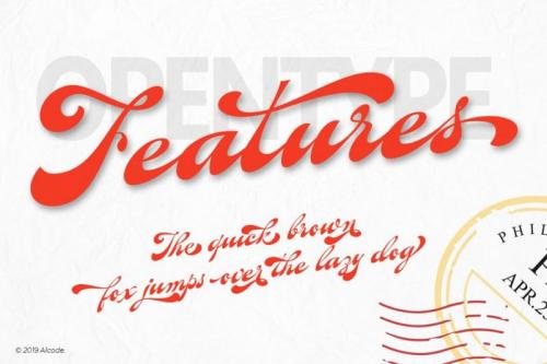 Fantera Vintage Script Font 1
