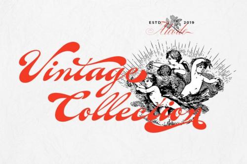 Fantera Vintage Script Font 2
