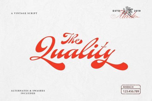 Fantera Vintage Script Font 4