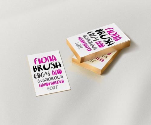 Fiona Brush A Hand-Painted Font 5
