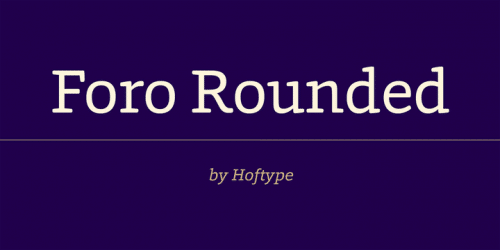 Foro Rounded Font 1