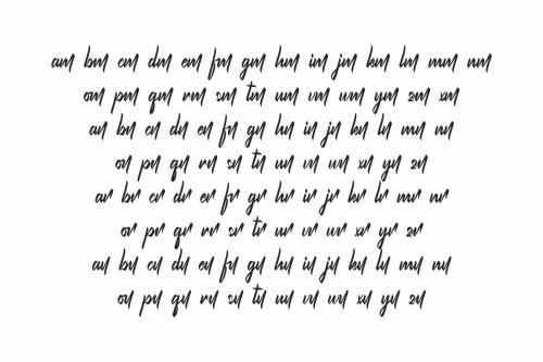 Fracktion Calligraphy Font 6