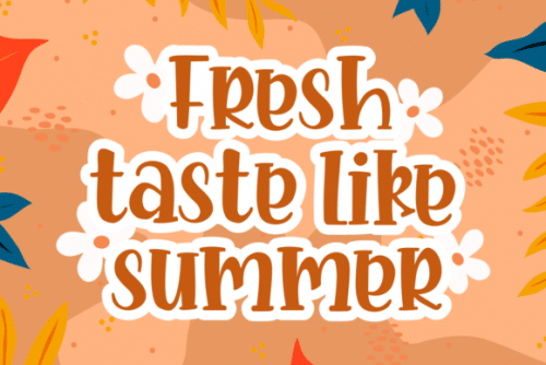 Fresh Pineapple Font 6