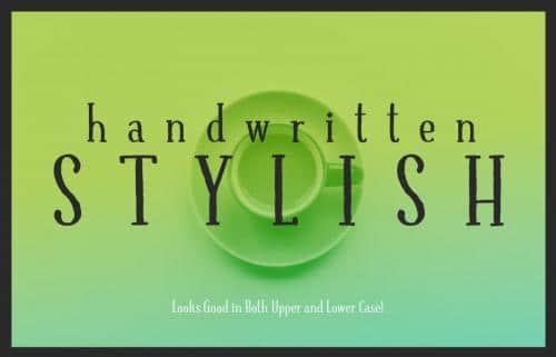 Fresh Tea - A Fancy Handwritten Font 7