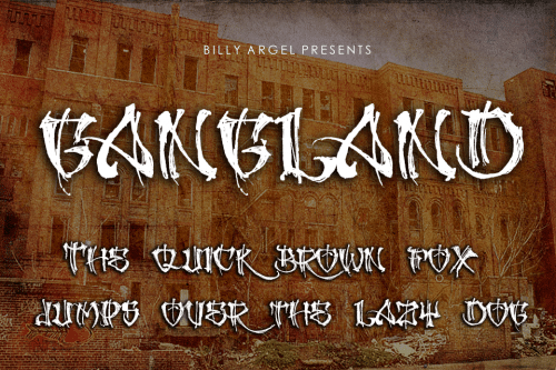 GANGLAND Font 1