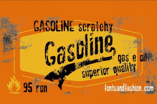 GASOLINE Scratchy Font 5