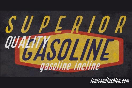 GASOLINE Scratchy Font 6