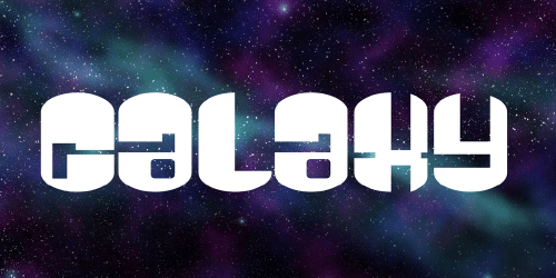 Galaxy Font 1