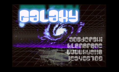 Galaxy Font 2