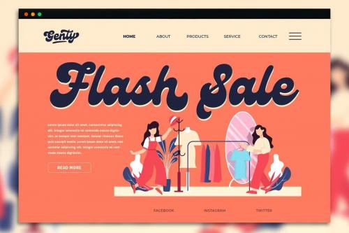 Genty Script Font 14