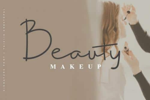 Glamour Signature Font 3