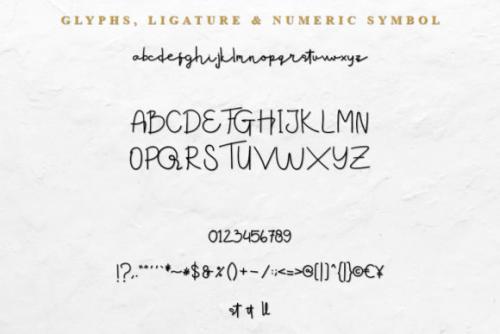 Glamour Signature Font 7